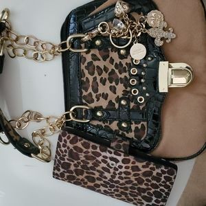 Kathy Small cheeta print purse & wallet